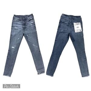 SER.O.YA Maya‎ Black High Rise Skinny Jeans NWT in Size 24 Crop​